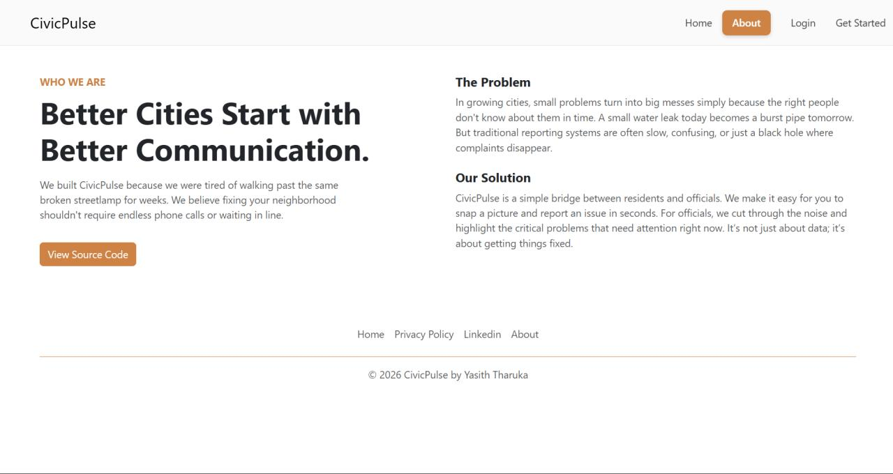 CivicPulse Preview